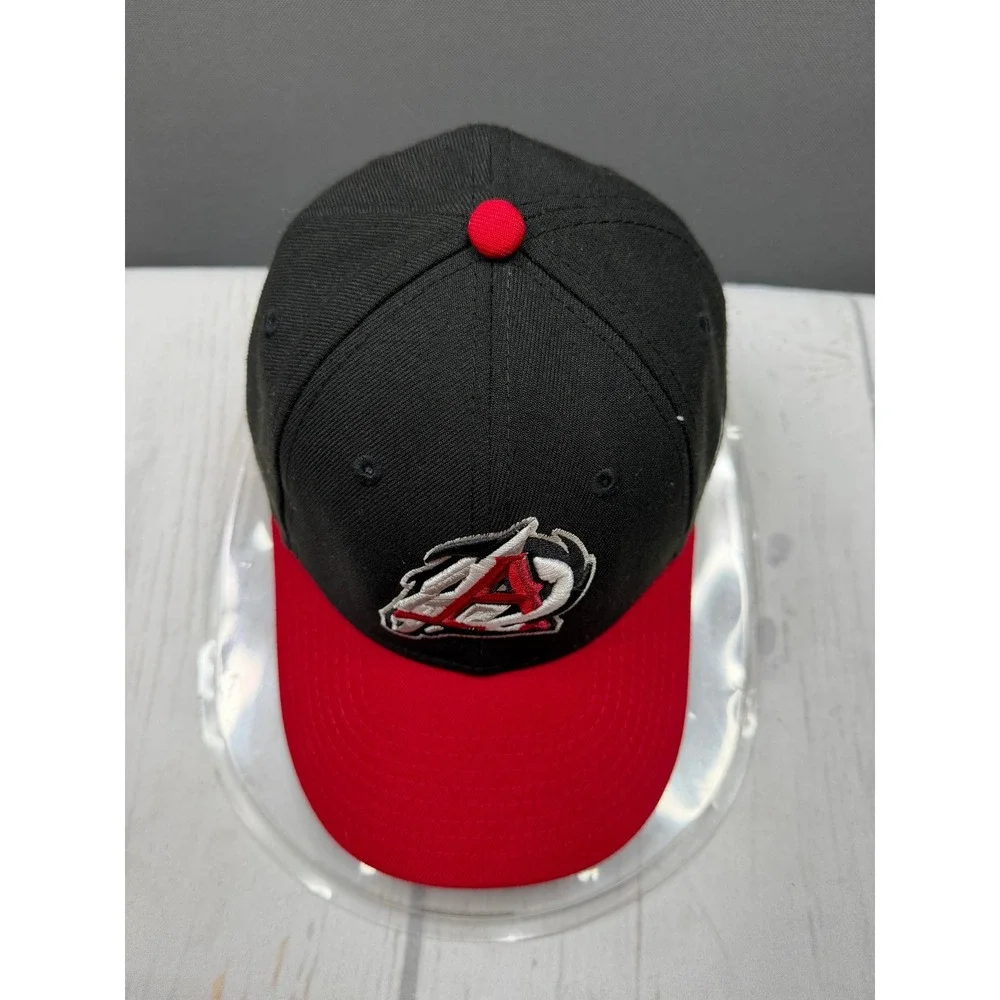 New Era Arkansas Travelers Baseball Cap‎ Youth Black Red 9FORTY Adjustable OSFM